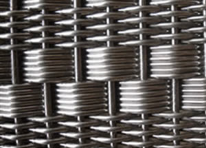 Architectural Decorative Mesh Stainless Steel, Weaving Pattern 01